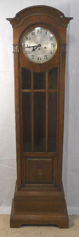 Edwardian Oak Longcase Clock