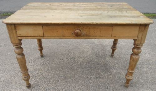 Victorian Satin Beech Farmhouse Kitchen Table