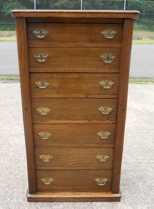 Victorian Oak Wellington Chest