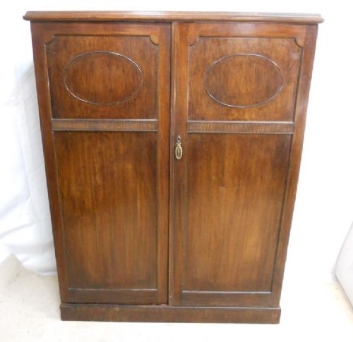 Edwardian Mahogany Compactum Wardrobe - 'The Valet'