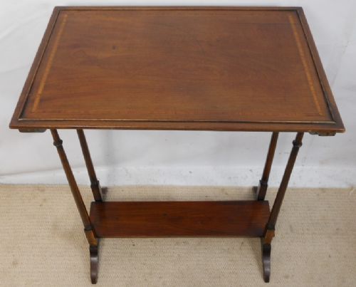 Edwardian Inlaid Mahogany Occasional Table