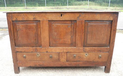 Antique Oak Mule Chest