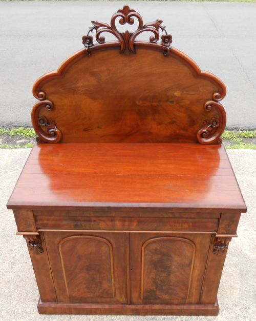 fig 1. Victorian Mahogany Chiffonier Sideboard