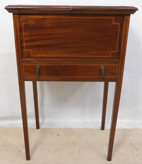 Edwardian Inlaid Mahogany Workbox