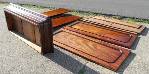 VICTORIAN MAHOGANY TWO DOOR HANGING WARDROBE - ADDITIONAL PHOTO 9
