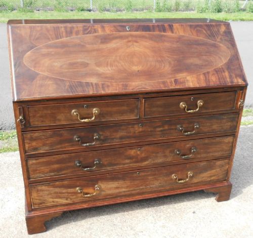 fig 1. Georgian Large Mahogany Writing Bureau