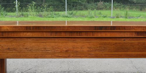 GEORGIAN INLAID MAHOGANY FOLDOVER CARD TABLE - ADDITIONAL PHOTO 5