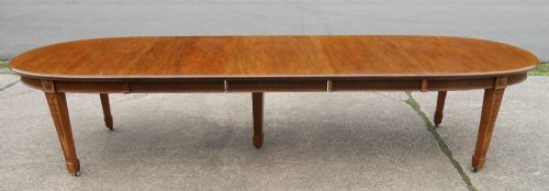 fig 3. Edwardian Mahogany Dining Room Suite with Table to Seat Ten