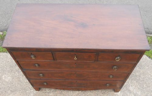 fig 1. Georgian Inlaid Mahogany Chest of Drawers