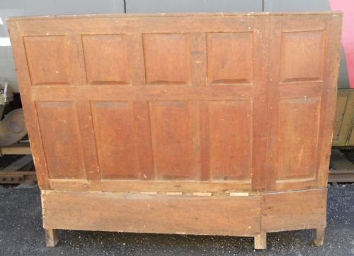 GEORGIAN OAK ELM TAVERN BOX PANELLED SETTLE - ADDITIONAL PHOTO 11