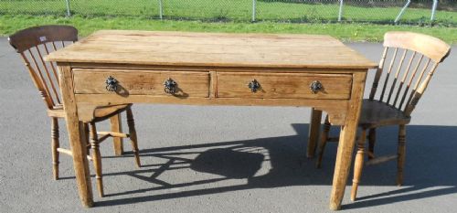 Victorian Pine Kitchen Dining Table