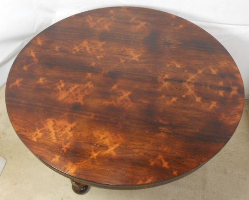 Regency Rosewood Circular Pedestal Dining Table