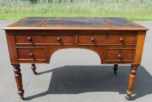 Victorian Mahogany Writing Table Desk