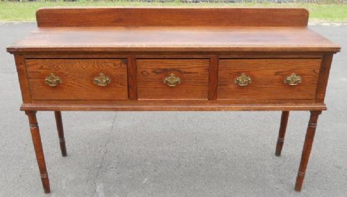 Victorian Oak Dresser Base