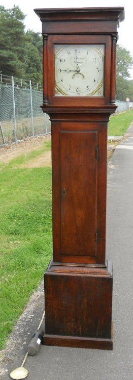 Georgian Country Oak Longcase Clock