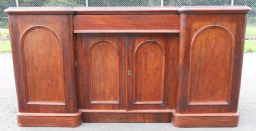 Large Victorian Mahogany Sideboard Base