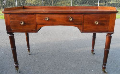 William IV Kneehole Mahogany Writing Table