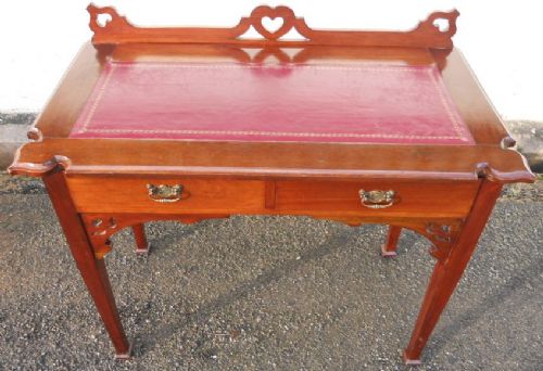 Art Nouveau Mahogany Writing Desk
