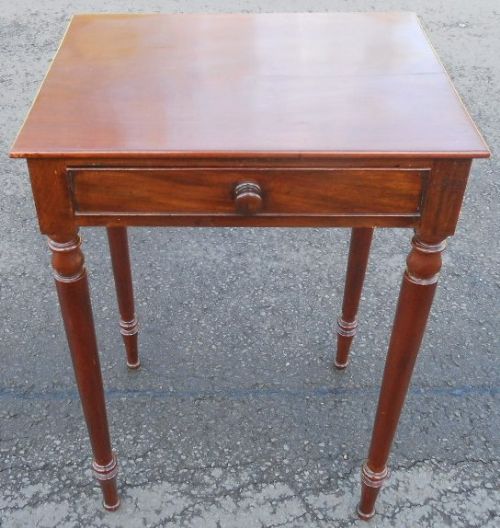Small Victorian Mahogany Writing Side Table