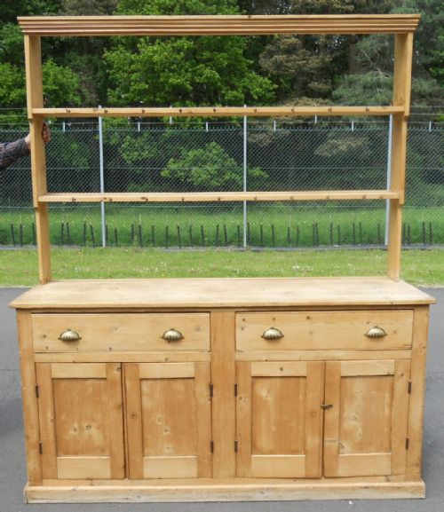 Victorian Stripped Pine Dresser