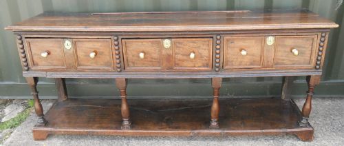 Antique Oak Dresser Base