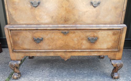 WALNUT CHEST ON STAND - ADDITIONAL PHOTO 2