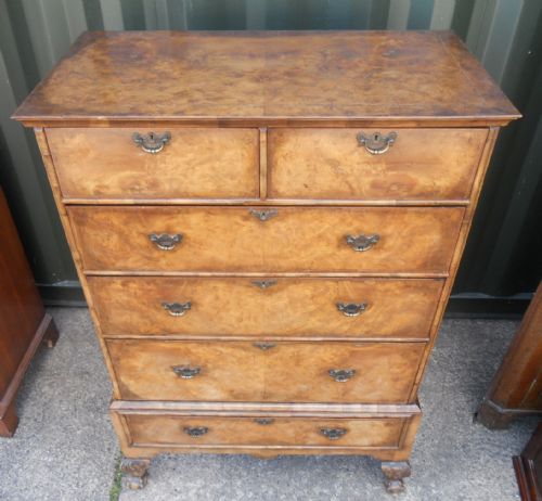 WALNUT CHEST ON STAND - ADDITIONAL PHOTO 7