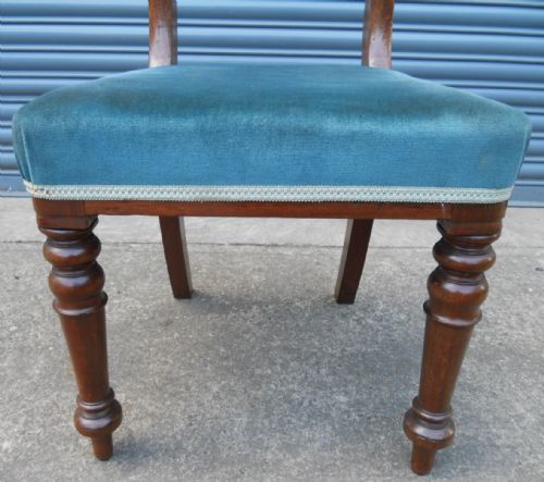 SET OF FOUR GEORGIAN MAHOGANY DINING CHAIRS - ADDITIONAL PHOTO 9