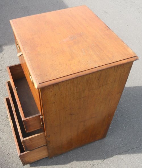 VICTORIAN MAHOGANY SECRETAIRE CHEST DESK - ADDITIONAL PHOTO 11