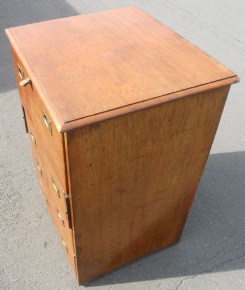 VICTORIAN MAHOGANY SECRETAIRE CHEST DESK - ADDITIONAL PHOTO 12
