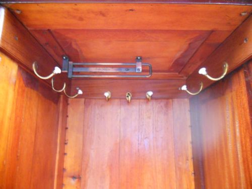 LARGE VICTORIAN MAHOGANY COMPACTUM WARDROBE - ADDITIONAL PHOTO 7