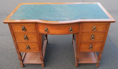Art Nouveau Welsh Mahogany Writing Desk