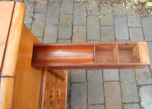 VICTORIAN SATIN MAHOGANY DAVENPORT WRITING DESK - ADDITIONAL PHOTO 10