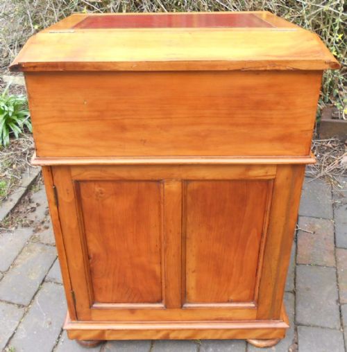 VICTORIAN SATIN MAHOGANY DAVENPORT WRITING DESK - ADDITIONAL PHOTO 13