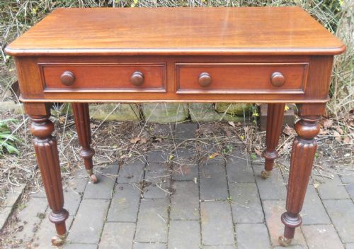 Victorian Mahogany Writing Table Desk