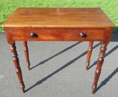 Victorian Small Mahogany Writing Table