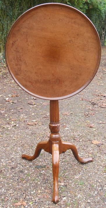 Georgian Mahogany Pedestal Tripod Table