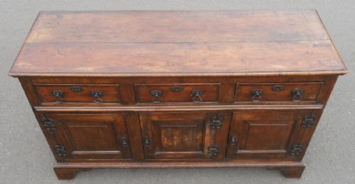 GEORGIAN OAK DRESSER CUPBOARD BASE - ADDITIONAL PHOTO 7