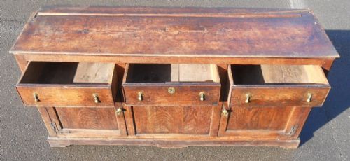 ANTIQUE OAK DRESSER - ADDITIONAL PHOTO 9