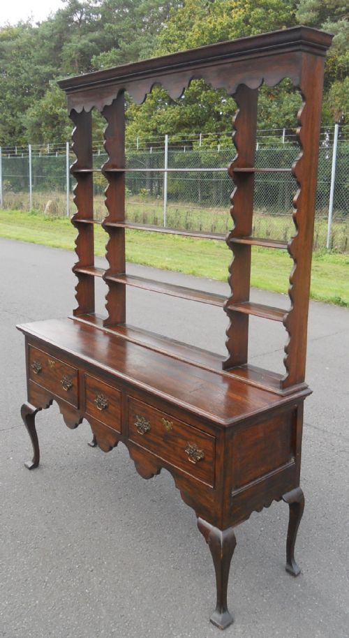 GEORGIAN STYLE OAK DRESSER - ADDITIONAL PHOTO 4