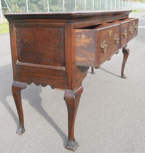 GEORGIAN STYLE OAK DRESSER - ADDITIONAL PHOTO 10