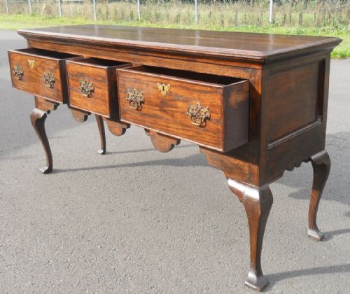 GEORGIAN STYLE OAK DRESSER - ADDITIONAL PHOTO 12