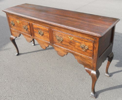 GEORGIAN STYLE OAK DRESSER - ADDITIONAL PHOTO 14