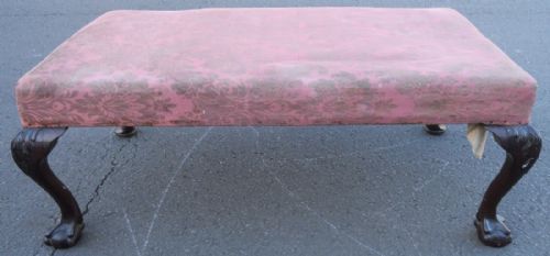 Large Upholstered Stool