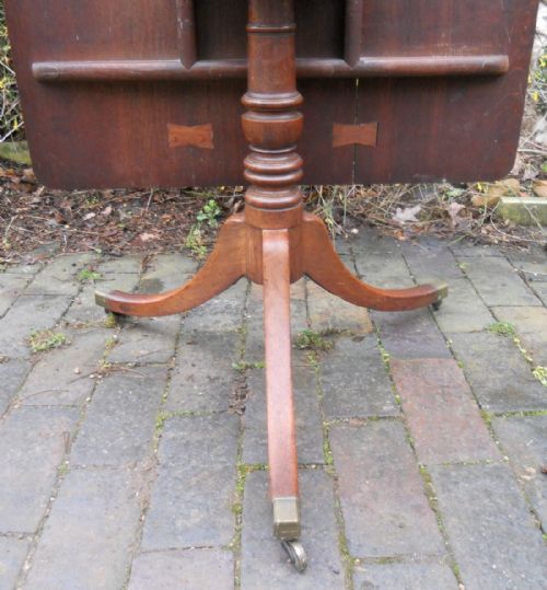 GEORGIAN OAK PEDESTAL SUPPER TABLE - ADDITIONAL PHOTO 8