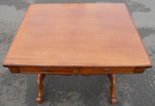 MAHOGANY SOFA TABLE - ADDITIONAL PHOTO 3
