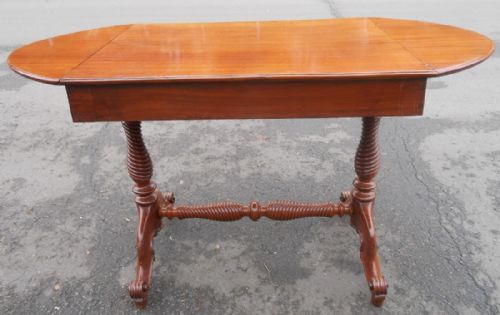 MAHOGANY SOFA TABLE - ADDITIONAL PHOTO 7