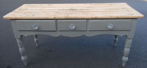 Victorian Pine Kitchen Serving Table