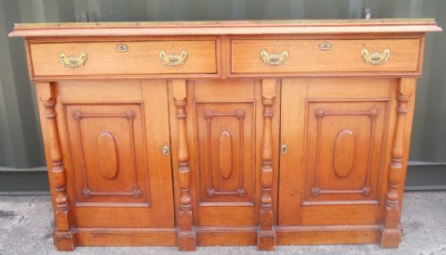 EDWARDIAN MAHOGANY MIRRORBACK SIDEBOARD - ADDITIONAL PHOTO 6