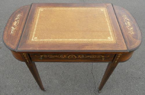 fig 1. Edwardian Inlaid Rosewood Ladies Writing Desk